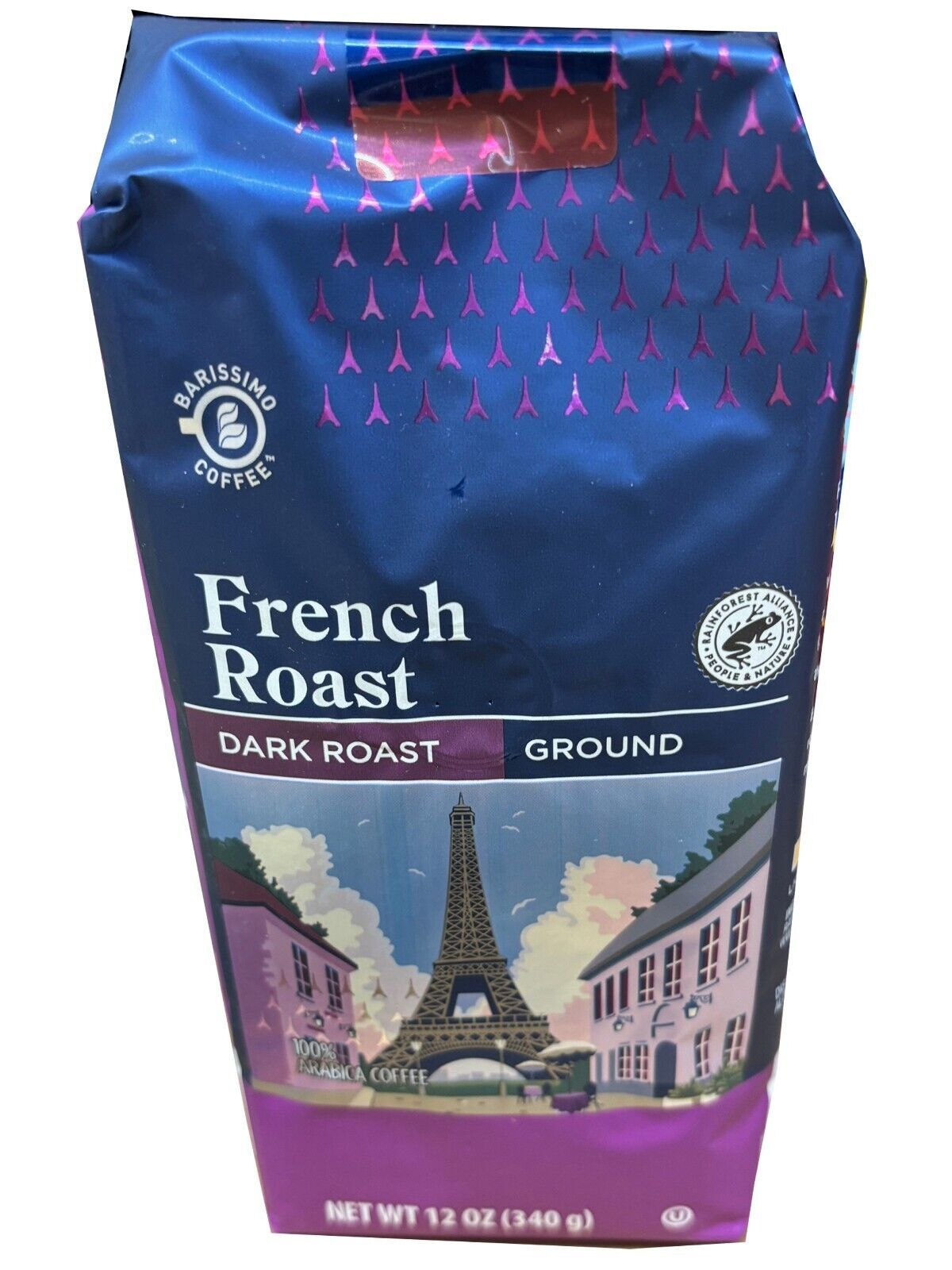 BARISSIMO FRENCH DARK ROAST GROUND COFFEE 12-0Z BAG - $11.75