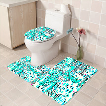 3Pcs/set Lilly Pulitzer 08 Bathroom Toliet Mat Set Anti Slip Bath Floor ... - $33.29+
