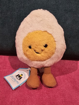 Jellycat I Am Amuseable Happy Boiled Egg, Authentic Luxury Plush, Nwt! Us Seller - $49.45