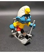 Vintage 1978 Schleich Peyo Super Smurf Skier Smurf Made in Germany - $47.76 CAD
