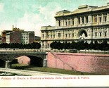 Rome Roma Palazzo di Grazia Undivided Blumlein Postcard - $3.91