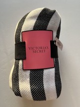 Victorias Secret Beach Blanket Cotton Logo Fringe Tassel Cotton 50”X 60” - NEW - £13.48 GBP