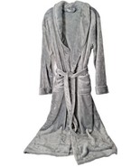 New Touche Robe Plush Size Large Unisex Gray  Belted 2 Pockets Soft Brea... - $470.12 MXN
