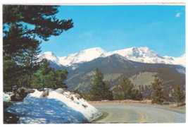 Postcard-Mummy Range-Trail Ridge Road-Rocky Mt. National Park CO-Chrome-CO4 - £4.25 GBP