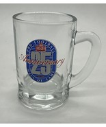 1988 PRO FOOTBALL HALL OF FAME 25th Anniversary Shot Glass W/ Handle - $8.90