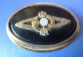Vintage Russian USSR Soviet Old jewelry Gold Plated Silver 875 BROOCH Pin marked - £79.78 GBP