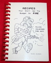 Falcon Colorado Volunteer Fire Department 1984 Cookbook Recipes Cooking Food - £11.66 GBP