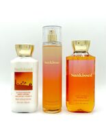 Bath &amp; Body Works Sunkissed Body Lotion, Fine Mist and Shower Gel 3-Piec... - $846.40 MXN
