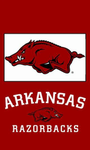 Arkansas Razorbacks banner ,NCAA University of Arkansas flag - $15.99