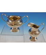 Silver Plumes by Towle Sterling Silver Sugar and Creamer Set 2pc #7224 (... - $978.75 CAD