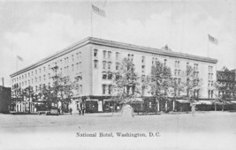 Washington Dc~National HOTEL-1900s Foster &amp; Reynolds Photo Postcard - £5.89 GBP
