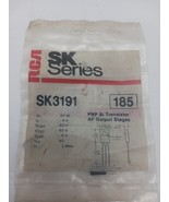 RCA SK3191 PNP Si Transistor AF Output Stages - $138.51 MXN
