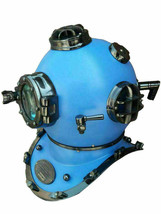 Antique 18 Inch US Navy Diving Helmet Mark V Deep Sea Divers Helmet Repl... - £149.08 GBP