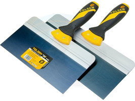 10in &amp; 12in Steel Drywall Finishing Paint Scraper Premium Taping Knife - £17.21 GBP
