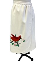 Vintage A Pretty Penny Wrap Skirt Ivory Wool Cardinal Bird Applique Size... - $51.53 Vintage A Pretty Penny Wrap Skirt Ivory Wool Cardinal Bird Applique Size... - $51.53