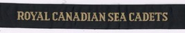 Cap Tally ROYAL CANADIAN SEA CADETS Navy Naval Hat Band Ribbon Tape - £5.65 GBP