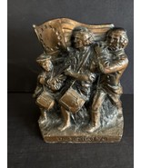 Vintage Original ~ The Spirit of &#39;76  ~ Banthrico Inc ~ Bronze Coin Bank... - $11.88