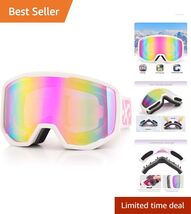 Lightweight Snow Goggles with Mirrored Lens - Ideal for Skiing &amp; Snowboa... - $53.41