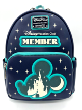 Disney Parks Vacation Club Member Loungefly Backpack DVC Mickey Icon Cas... - £87.25 GBP