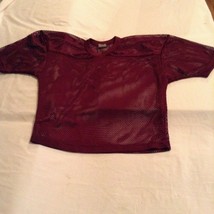 Rawlings football jersey shirt youth XL maroon practice mesh sport athletic - $13.99