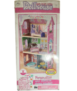 KidKraft  Dollhouse - Colorful Toddler Toy for 12 Inch Dolls Real Wood - £47.48 GBP