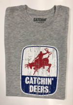 Catchin&#39; Deers Light Grey T-Shirt - $12.99