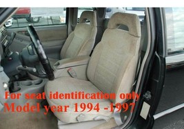 Front set Car seat covers Fits Chevy S10 trucks 94-04 BUCKET SEATS  Silk Screen - £66.09 GBP