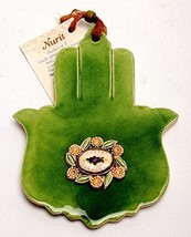 Home Blessing Hamsa Hand Ceramic Hand Made Art Design - £35.09 GBP