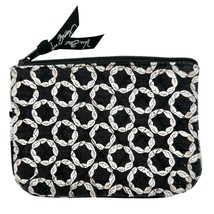 Vera Bradley Camellia Make Up Bag 7 x 5 Black White NWOT - £10.91 GBP