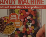 Triple Candy Machine Dispenser Machine 3 Compartments Gumball Gum Ball S... - $33.65
