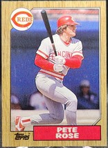 1987 Topps Pete Rose #200 Cincinnati Reds - £1.53 GBP