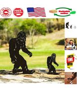 Bigfoot Silhouette Garden Art - Unique Handcrafted Metal Stakes for Your... - $738.34 MXN