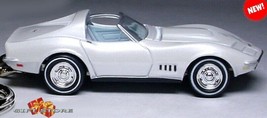 Rare Key Chain 69/70 White Chevy Corvette C3 T Top Chevrolet New Limited Edition - £30.58 GBP