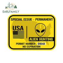 Alien Hunting Permit Decal - $9.00