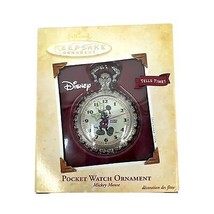 2004 Hallmark Keepsake Ornament Mickey Mouse Pocket Watch vintage Holiday  - $31.68