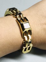 Stella &amp; Dot Gold Tone Link Bracelet 7 - £19.98 GBP