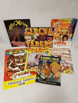 Lot of 7 Vintage Circus Magazines Programs Collectibles Memorabilia - £63.46 GBP