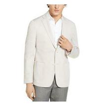 Calvin Klein Mens Beige Slim Fit Cotton Blend Sport Coat, Size  46R - £42.31 GBP