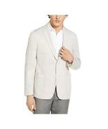 Calvin Klein Mens Beige Slim Fit Cotton Blend Sport Coat, Size  46R - £42.47 GBP