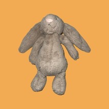 Jellycat 8&quot; Plush Bashful Bunny Rabbit Tan Beige Brown Pink Nose Stuffed Baby - $16.61