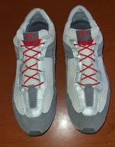 Women&#39;s Polo Sport Ralph Lauren Sneakers Sz 9.5 White Gray Red Shoes - £18.84 GBP