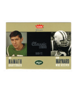 2004 Fleer Greats Classic Combos #&#39;d 125/1965 Joe Namath Don Maynard #8C... - $5.36 CAD