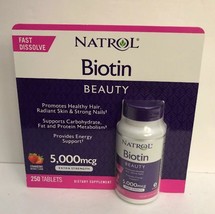 Natrol Biotin 5000 mcg Tablets 250ct - £9.19 GBP