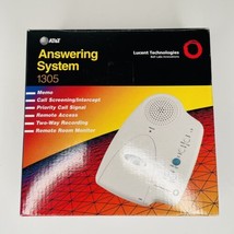 AT&amp;T Micro Cassette Answering System Model 1305 Two Way Recording Remote... - £13.28 GBP