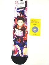 5 Pack Bioworld Re:Zero Subaru Natsuki Anime Crew Socks W/ Helicase Sock... - $34.40 CAD