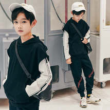 Children&#39;&#39;s Wear Boys&#39;&#39;Sanitary Clothes Spring Clothes 2021 Children&#39;&#39;s ... - £32.51 GBP