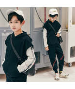 Children&#39;&#39;s Wear Boys&#39;&#39;Sanitary Clothes Spring Clothes 2021 Children&#39;&#39;s ... - £32.35 GBP