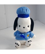 Sanrio Smiles Pochacco Mini Plush Little Sailor blue hat bean bag beanie... - $1,105.71 MXN