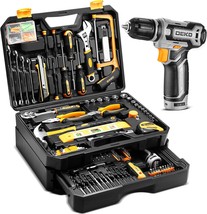 Tool Kit Box Drill Set：Dekopro Home Mechanic Toolbox With 12V Power Cord... - $93.92
