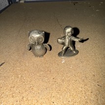 Hudson Pewter WF Owl And Football Boy Figures 1.5 Inch - €8,62 EUR
